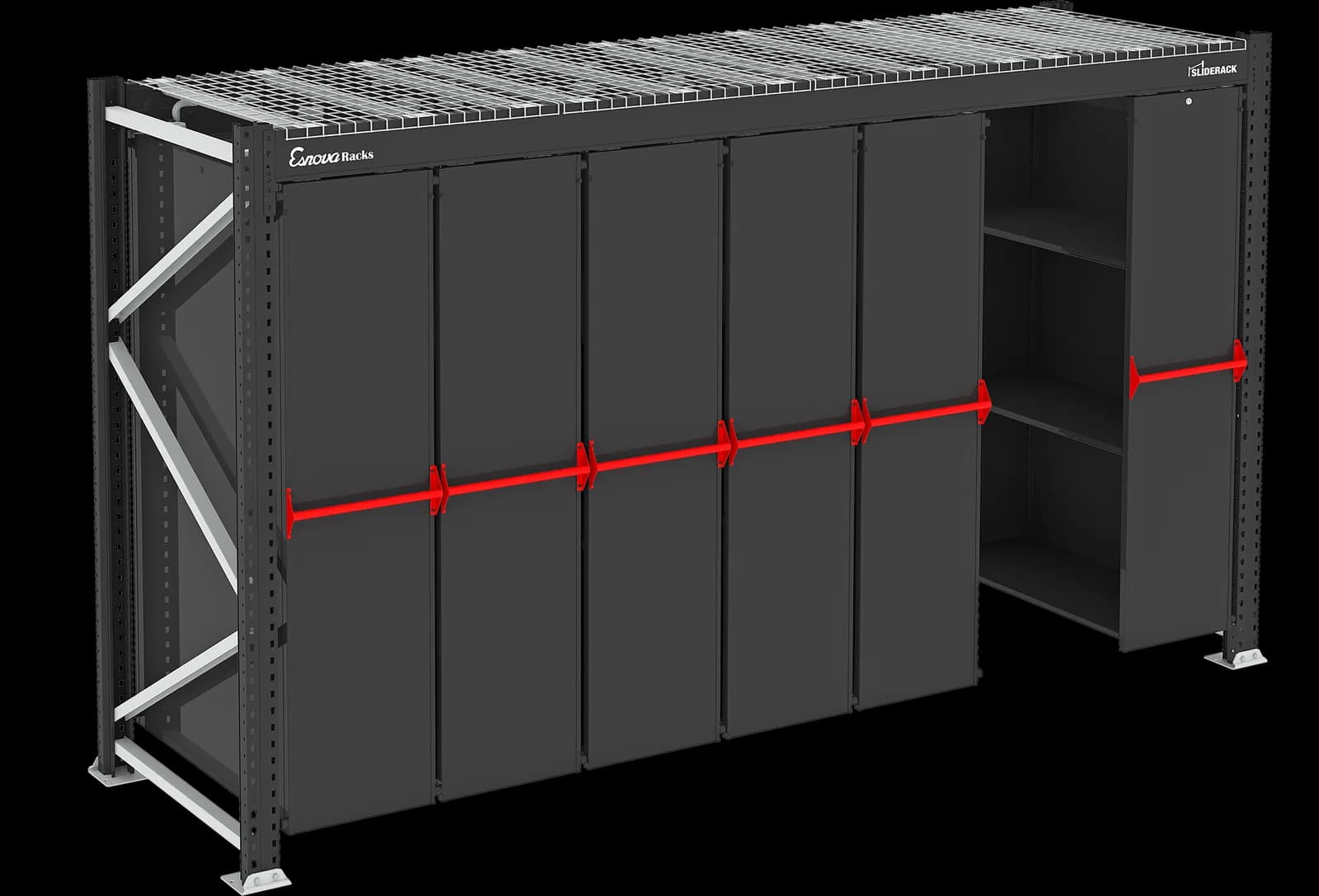 Estantería deslizante Sliderack 3600 × 470